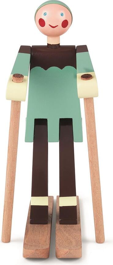 Figura de madera Kay Bojesen Esquiador Boje
