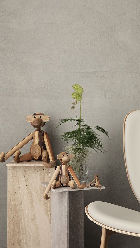 Figura de madera Kay Bojesen Mono, mediana, mix de maderas