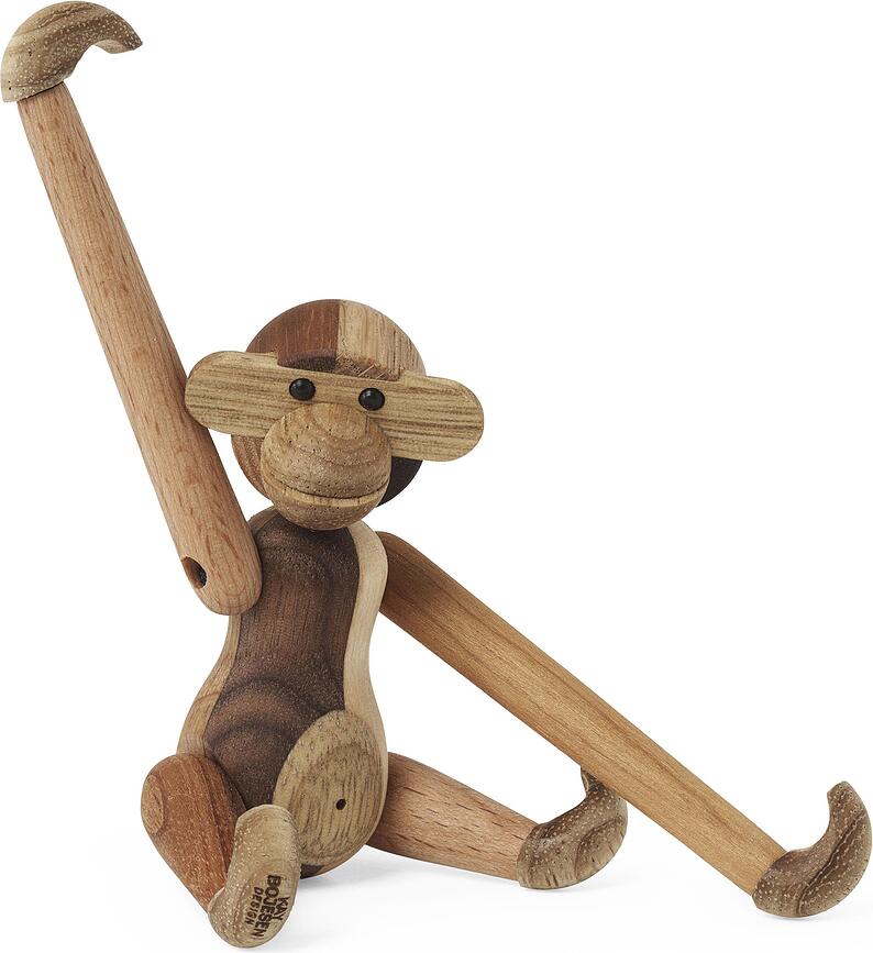 Figura de madera Kay Bojesen Mono, mediana, mix de maderas