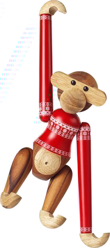 Figura Mono de madera Kay Bojesen Christmas, mini