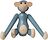 Figura de madera Mono Kay Bojesen, mini, azul