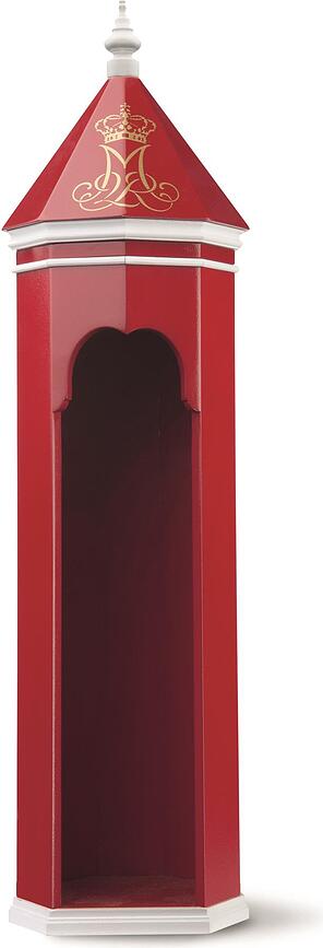 Figura decorativa de madera, Garita de guardia