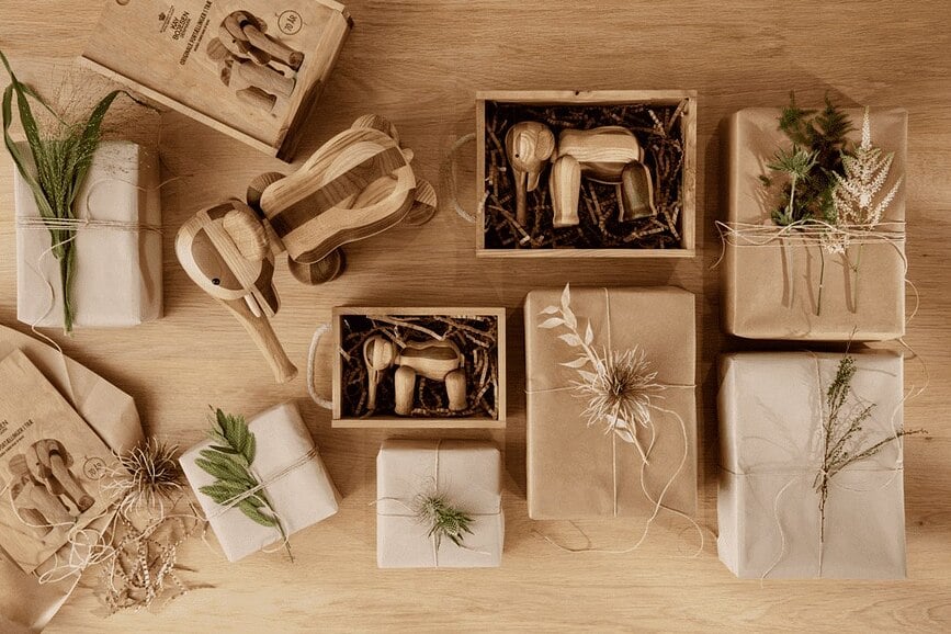 Figura Decorativa de madera Kay Bojesen Elefante, grande, mix