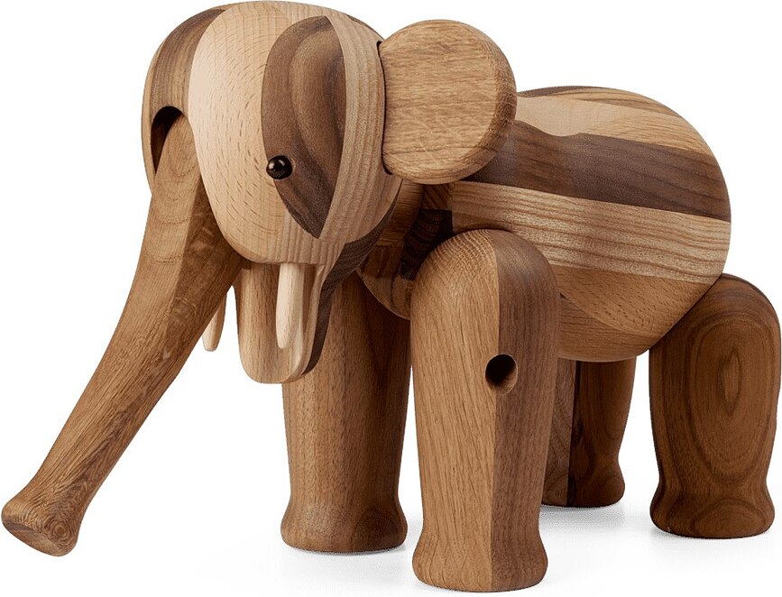 Figura Decorativa de madera Kay Bojesen Elefante, grande, mix
