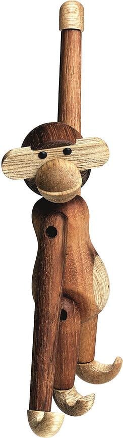 Figura decorativa de madera, mono, mini