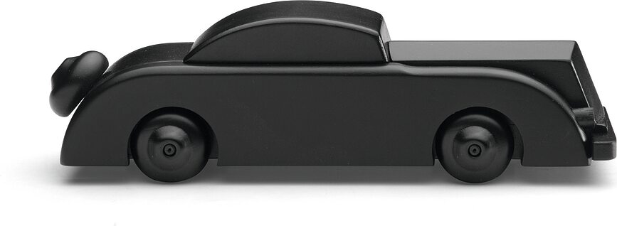 Figura Decorativa Limusina de madera, negra