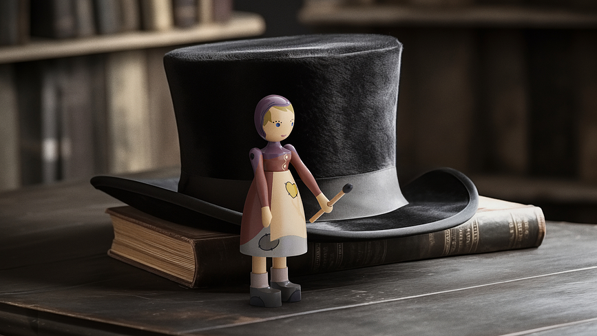 Figura Kay Bojesen La Niña de los Fósforos, 14,5 cm