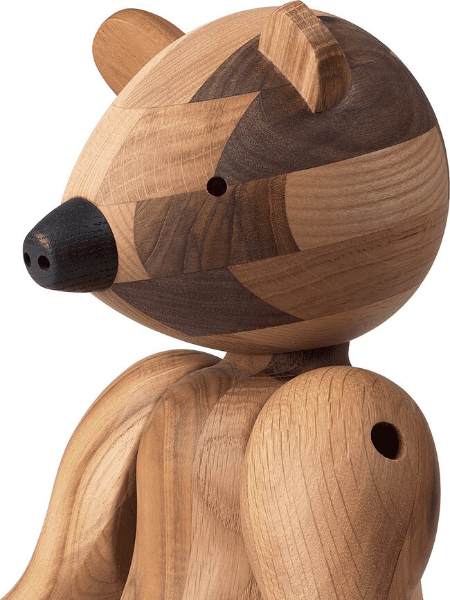 Figura Oso Kay Bojesen, de madera, grande, acabado mixto