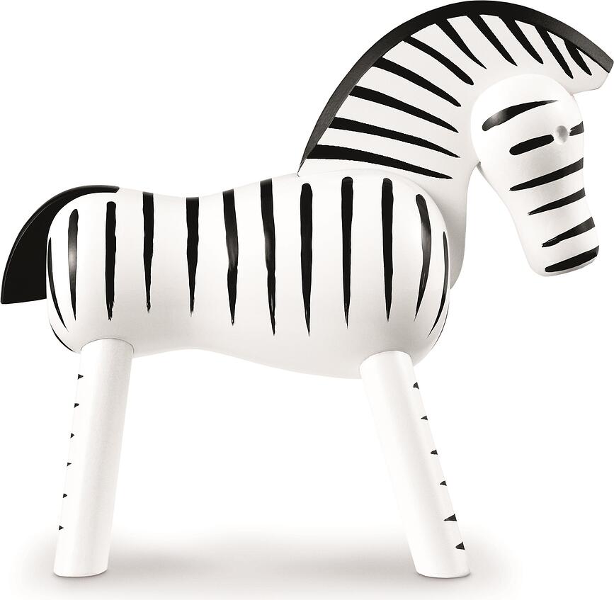 Figurica zebra drvena