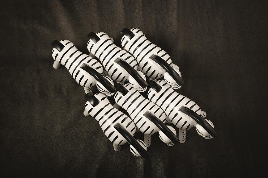 Figurica zebra drvena