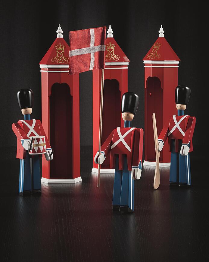 Figurine Guérite de Garde, en bois