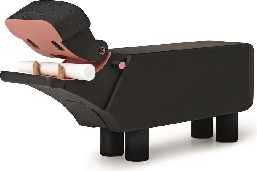 Figurine Hippopotame, en bois