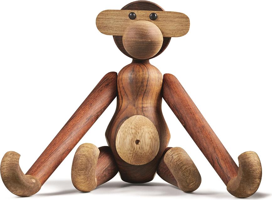 Figurine Singe en bois, taille moyenne