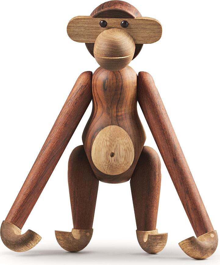 Figurine Singe en bois, taille moyenne