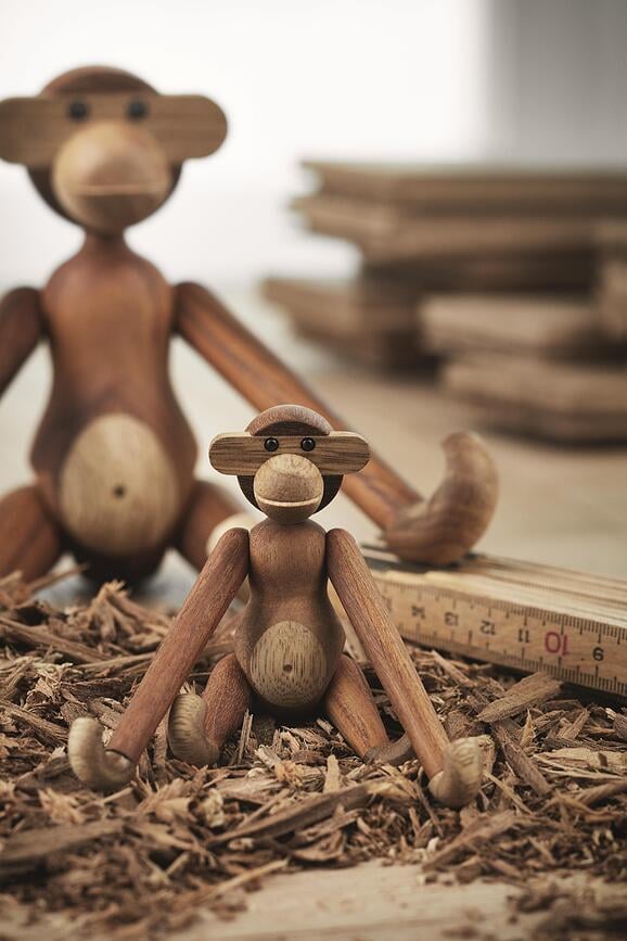 Figurine Singe mini, en bois