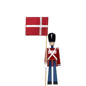 Figurka Kay Bojesen Bearer żołnierzyk z flagą 18,5 cm