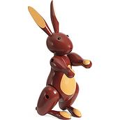 Figurka Kay Bojesen królik czerwony z drewna bukowego