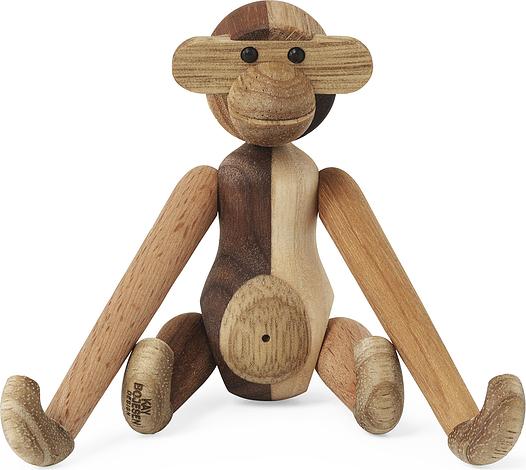 Figurka Kay Bojesen małpa duża mix drewniany