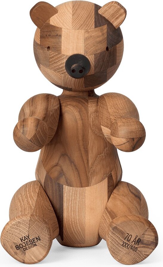 Figurka Kay Bojesen miś duży mix drewniany
