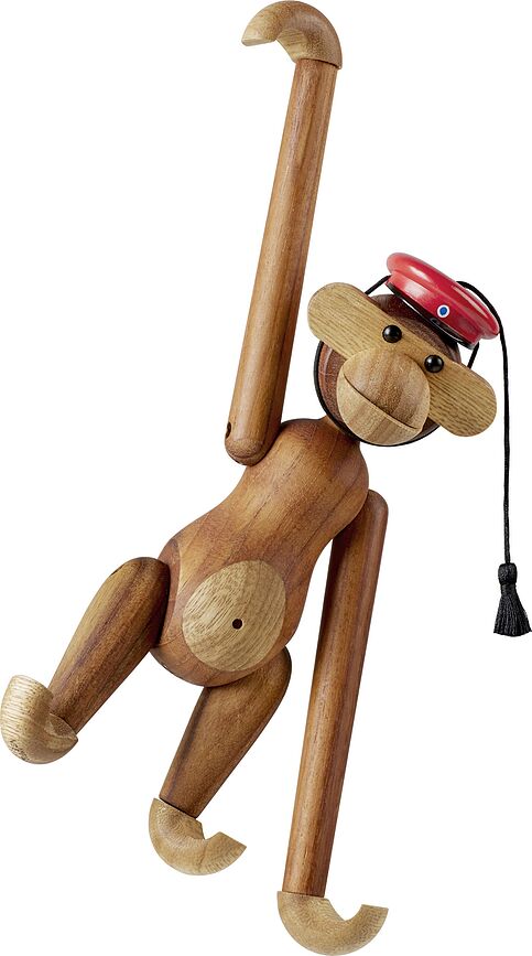 Gorro para figura de mono pequeña, Russelue Kay Bojesen, azul