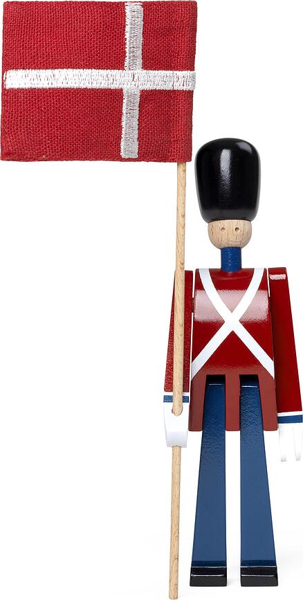 Kay Bojesen Bearer Φιγούρα Στρατιωτάκι, με σημαία, 18,5 cm