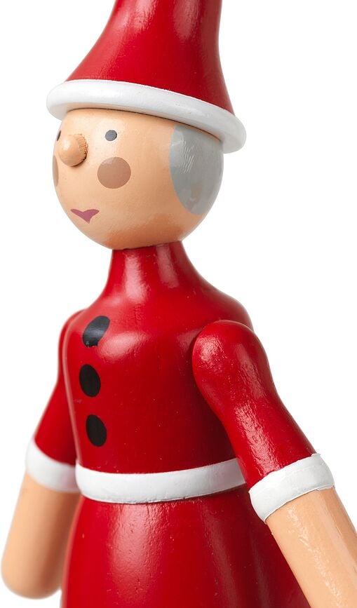 Kay Bojesen Božični okraski Santa Claus in Santa Clara, 2 kosa