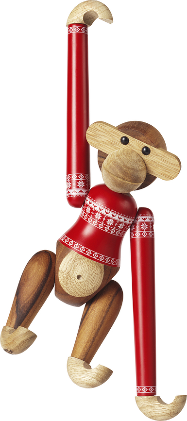 Kay Bojesen Christmas Figurine Singe mini, en bois