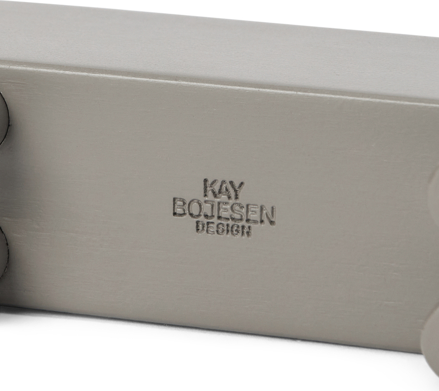 Kay Bojesen Dekoracija, hipopotam, 9 cm, siv, les