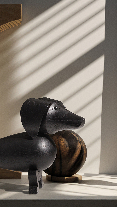 Kay Bojesen Jazbečar, 18,5 cm, les