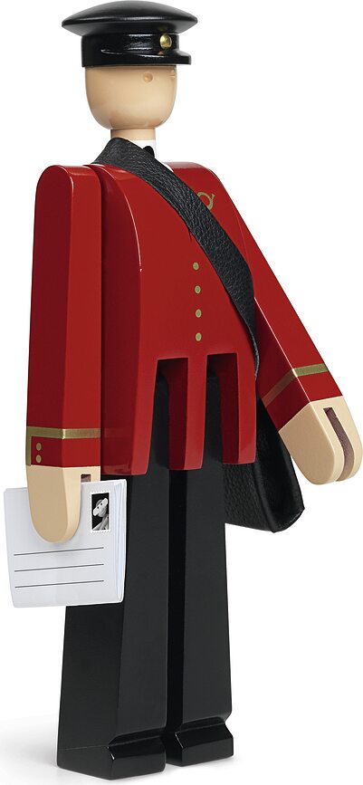 Kay Bojesen Einar Figura poštar, lesena