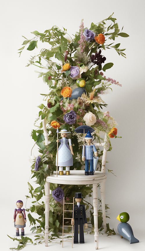 Kay Bojesen Figurica Deklica z vžigalicami, 14,5 cm