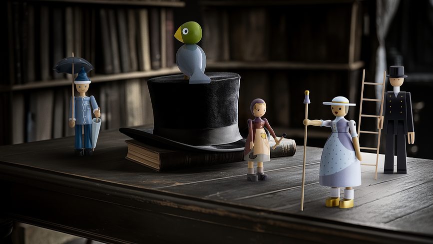 Kay Bojesen Figurica Deklica z vžigalicami, 14,5 cm