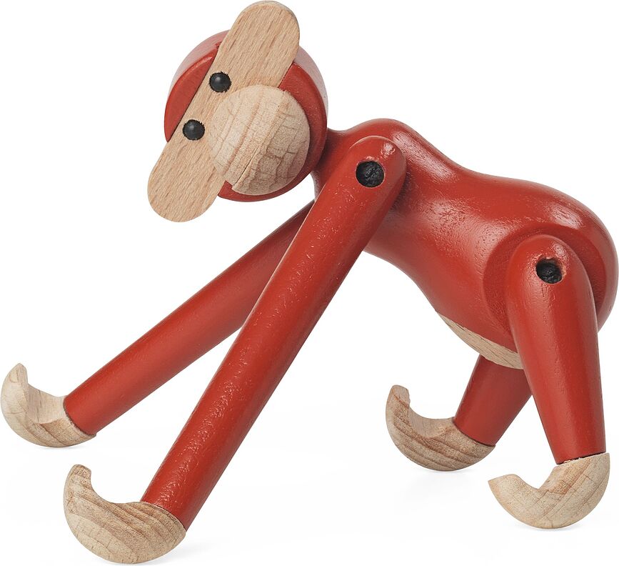 Kay Bojesen Figurica Majmun mini drvena plava