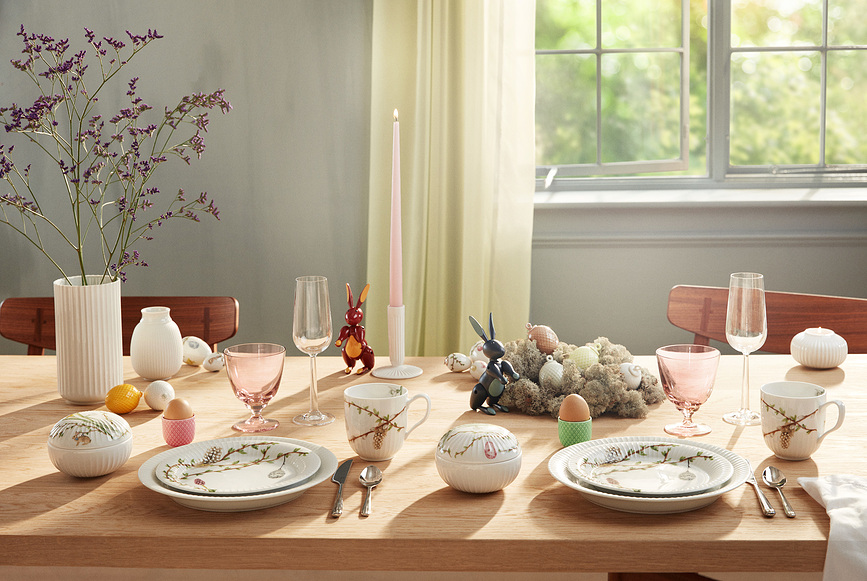 Kay Bojesen Figurica Zajec, rdeča, bukov les