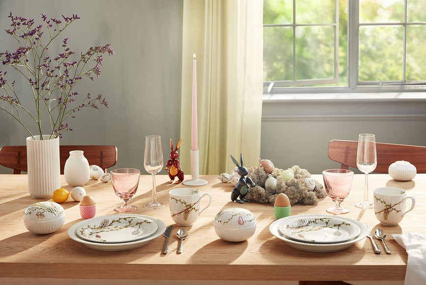 Kay Bojesen Figurica Zec bukovo drvo crvena