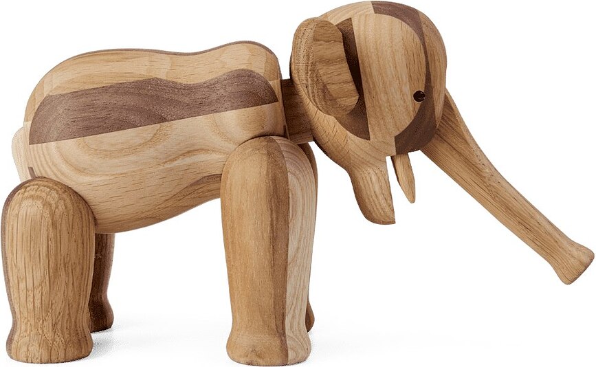 Kay Bojesen Figurine Éléphant, petit, en bois mélangé