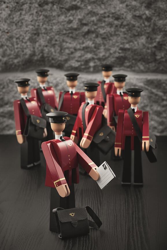 Kay Bojesen Figurine Facteur Einar, en bois