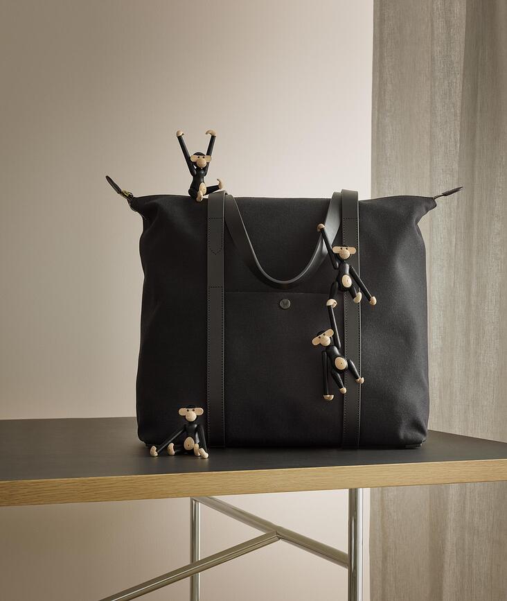 Kay Bojesen Figurine Singe mini, noire, en bois