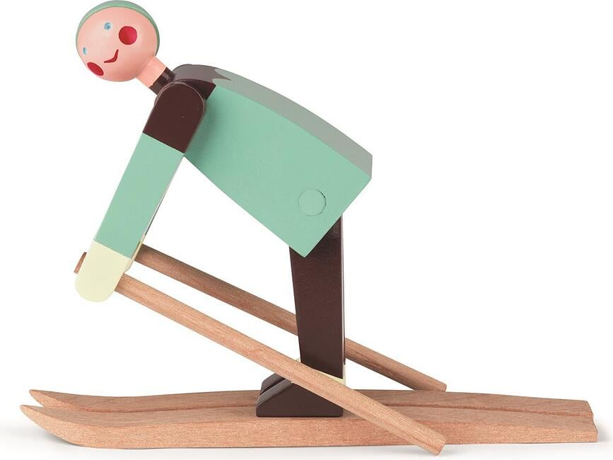 Kay Bojesen Boje Figurine Skieur, en bois