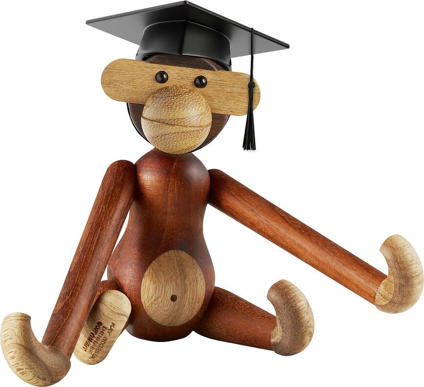 Kay Bojesen Graduate Kapa za malu figuru majmuna crna