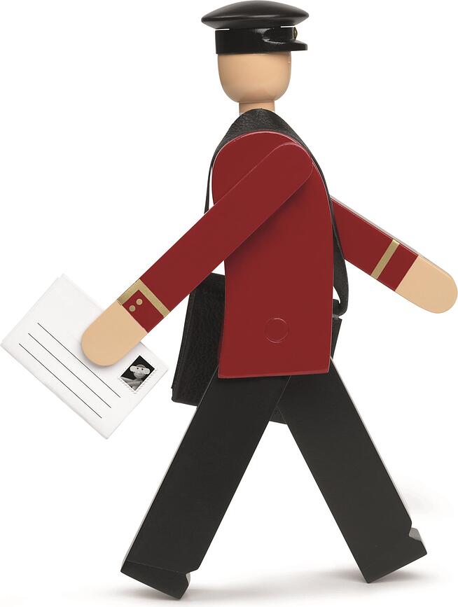 Kay Bojesen Φιγούρα, Ταχυδρόμος Einar, ξύλινη