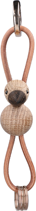 Kay Bojesen Porte-clés Oiseau, en chêne fumé