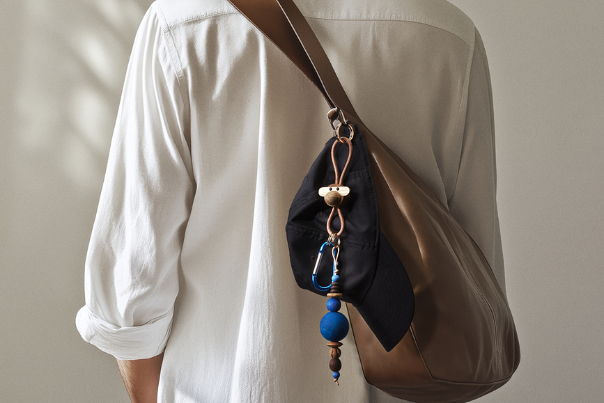 Kay Bojesen Porte-clés Singe, noir