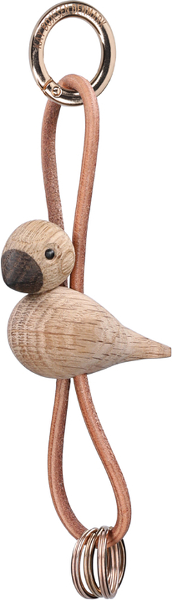 Llavero Pájaro, de madera de roble natural, Kay Bojesen