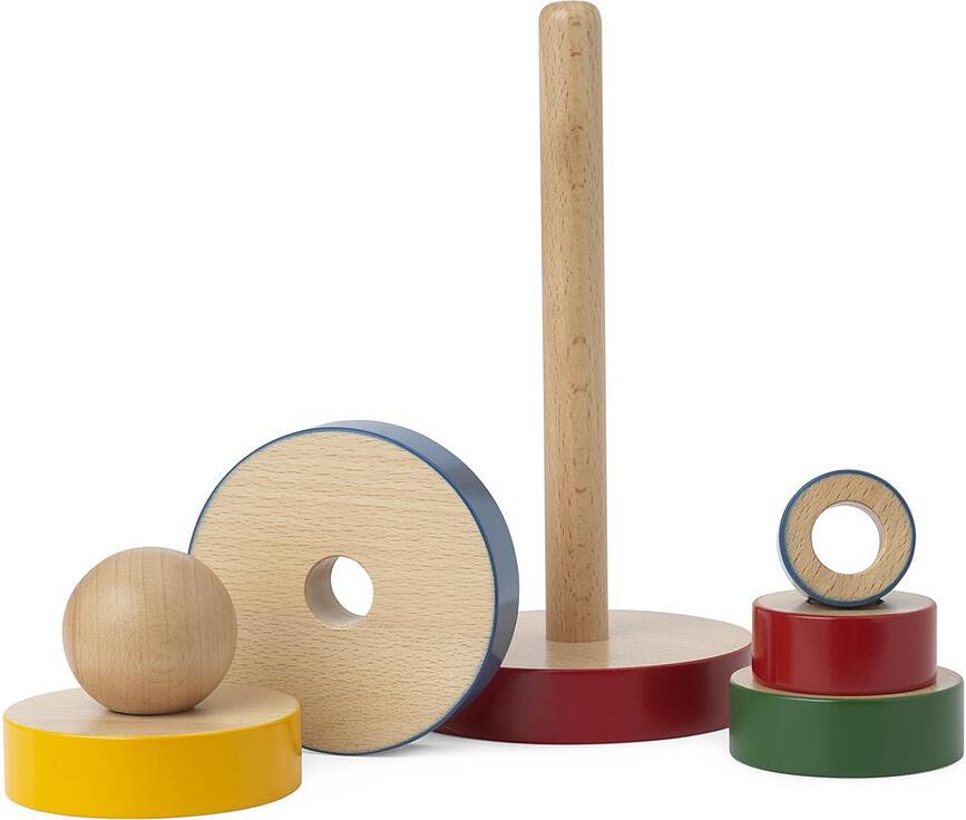 Pirámide Apilable de madera Babies