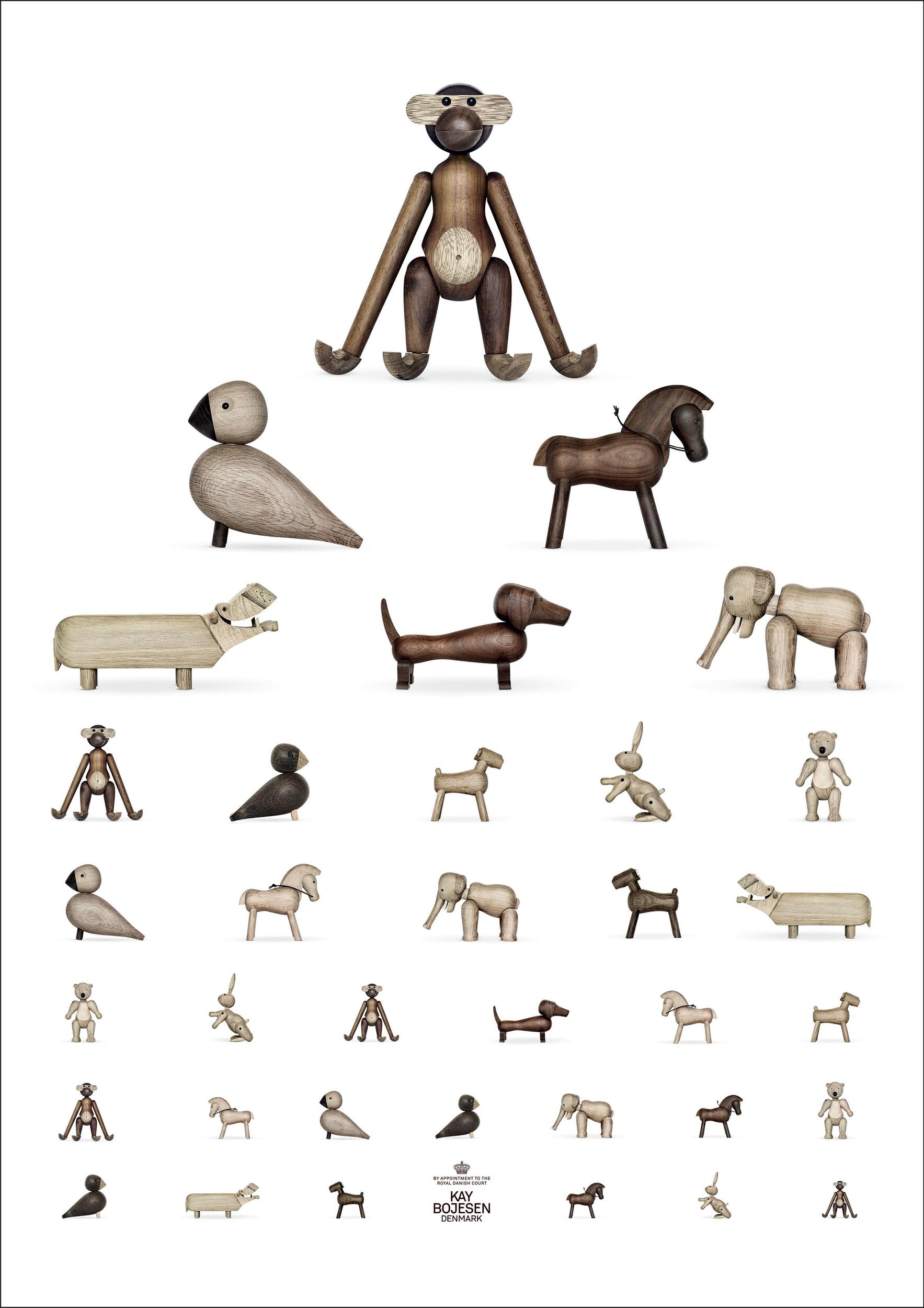 Plakat Kay Bojesen Eye Chart 30 x 40 cm