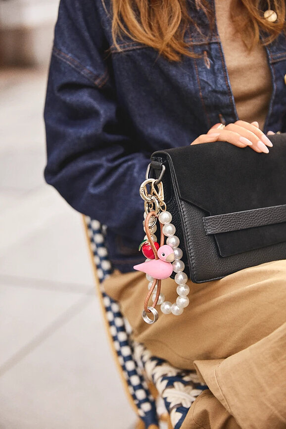 Porte-clés Kay Bojesen oiseau, orange