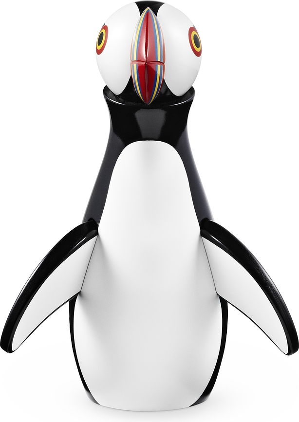 Puffin Figura, 19,5 cm, lesena