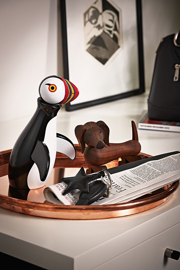 Puffin Figurine 19,5 cm, en bois