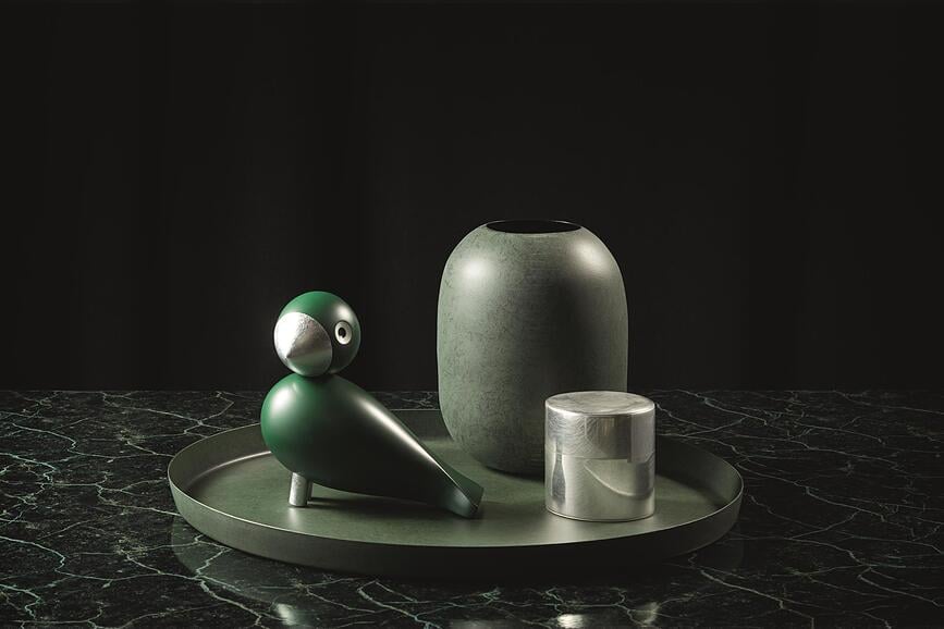 Songbird Dekoracija, lesena, akva